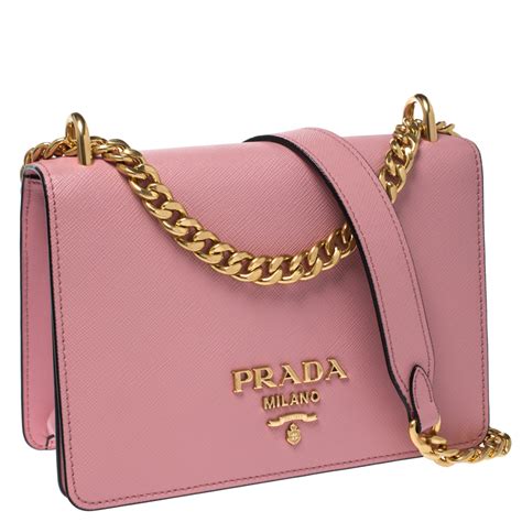 prada pink shoulder bag